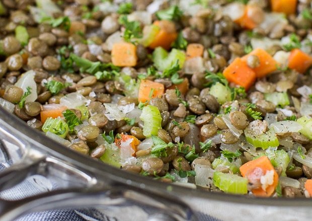 Easy Brown Lentils