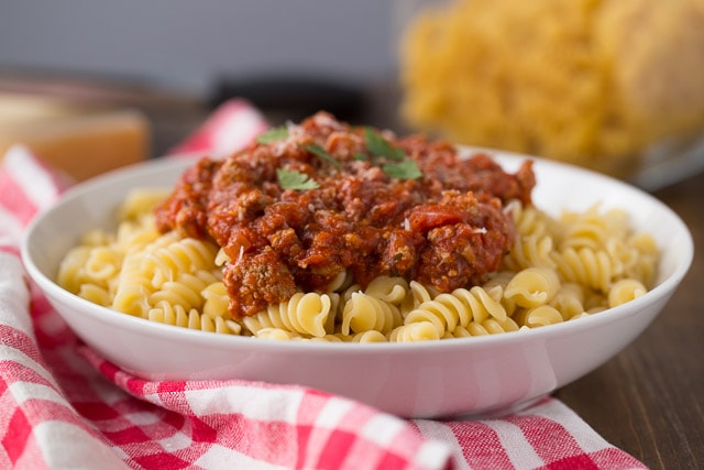 Low Fat Turkey Bolognese